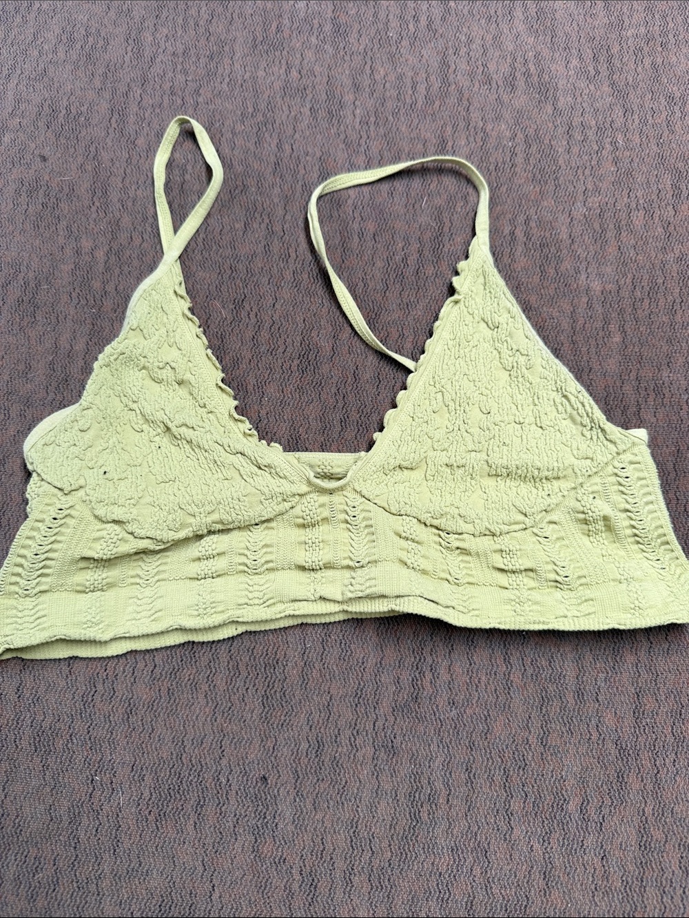 Free People stretchy Knit Bralette